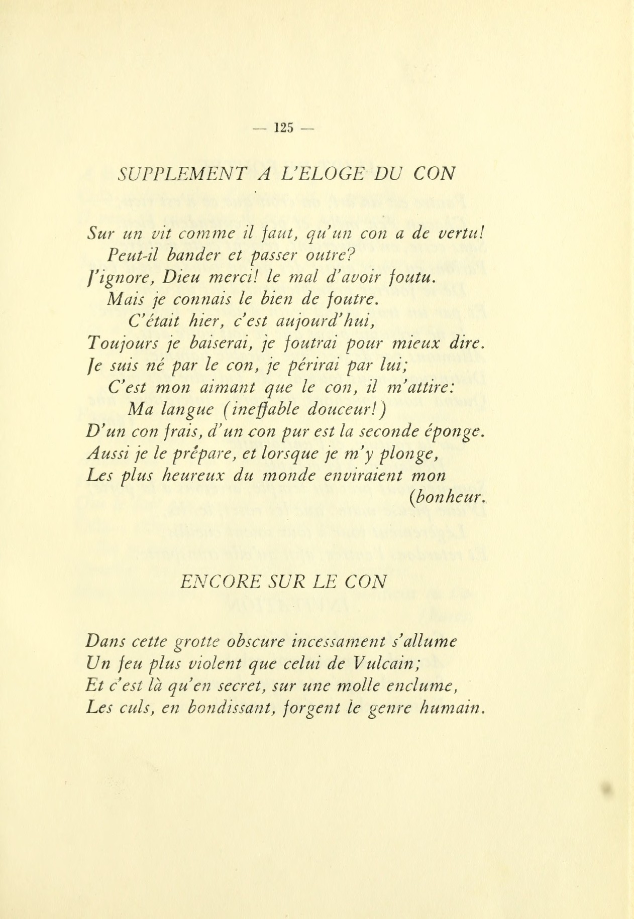 LArétin français : par un membre de lAcadémie des dames ... Sur la copie à Londres, 1782 numero d'image 134