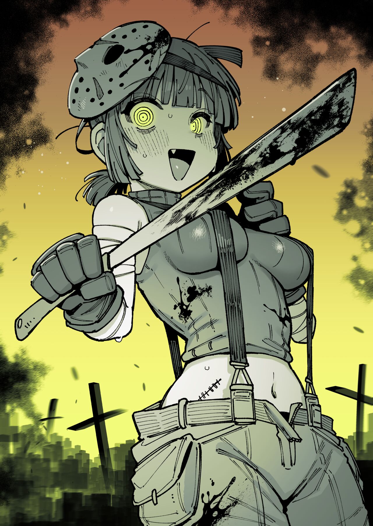 Ie ga Shike Sugite Haete Kita Genkaku Yuuhatsu Kinoko wo Gosyoku Shite Hatsujyou Shita Ato no Are ya Kore numero d'image 55