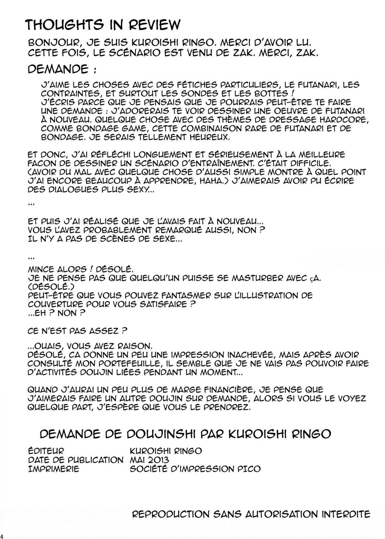 Kuroishi Ringo Request Doujinshi Ni numero d'image 33