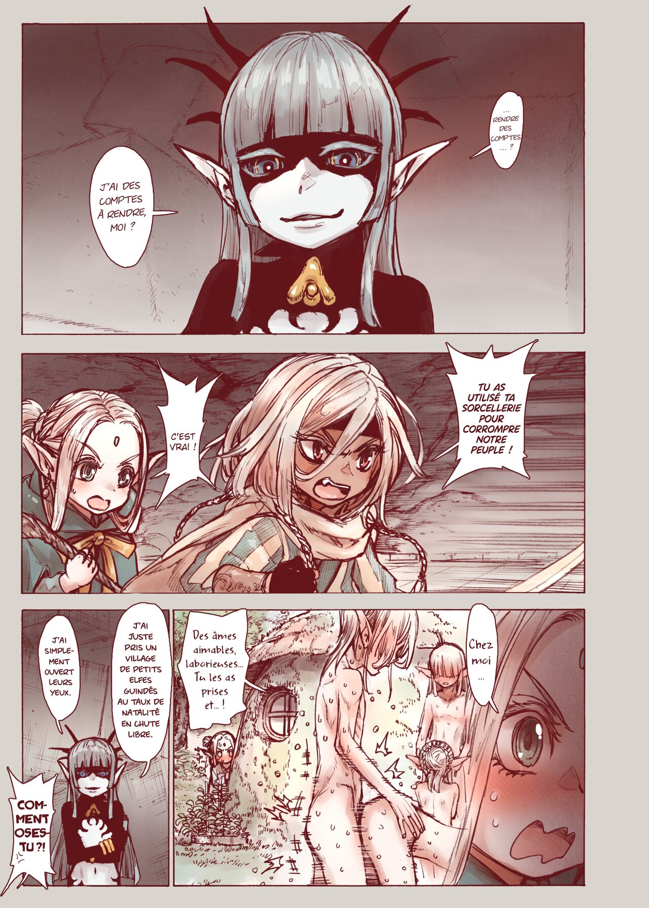 Daraku no Majo Shounen Yuusha to Tsurupeta Elf wa Ika ni Shite Majo ni Yabureta ka  La Sorcière de la Dépravation numero d'image 9