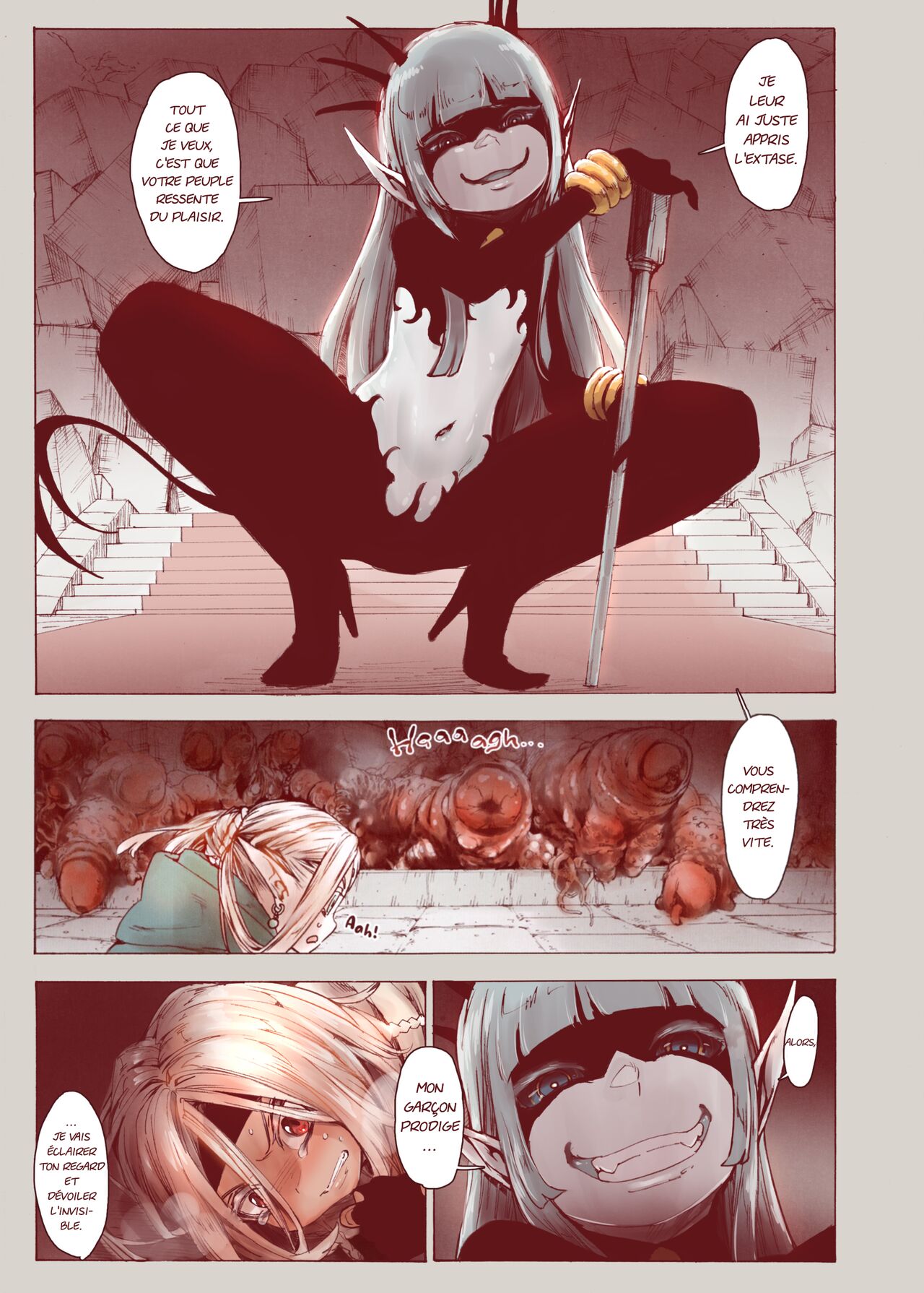 Daraku no Majo Shounen Yuusha to Tsurupeta Elf wa Ika ni Shite Majo ni Yabureta ka  La Sorcière de la Dépravation numero d'image 13