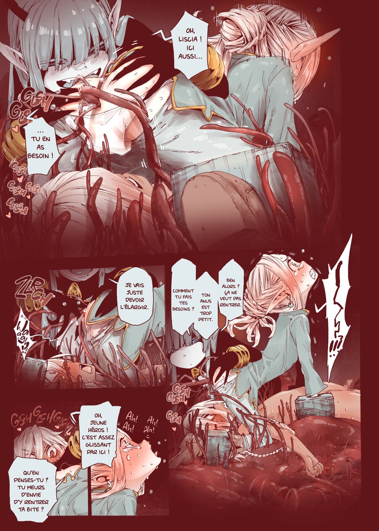 Daraku no Majo Shounen Yuusha to Tsurupeta Elf wa Ika ni Shite Majo ni Yabureta ka  La Sorcière de la Dépravation numero d'image 37