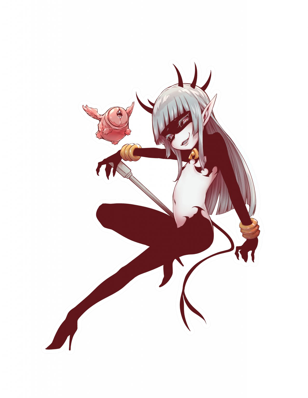 Daraku no Majo Shounen Yuusha to Tsurupeta Elf wa Ika ni Shite Majo ni Yabureta ka  La Sorcière de la Dépravation numero d'image 3