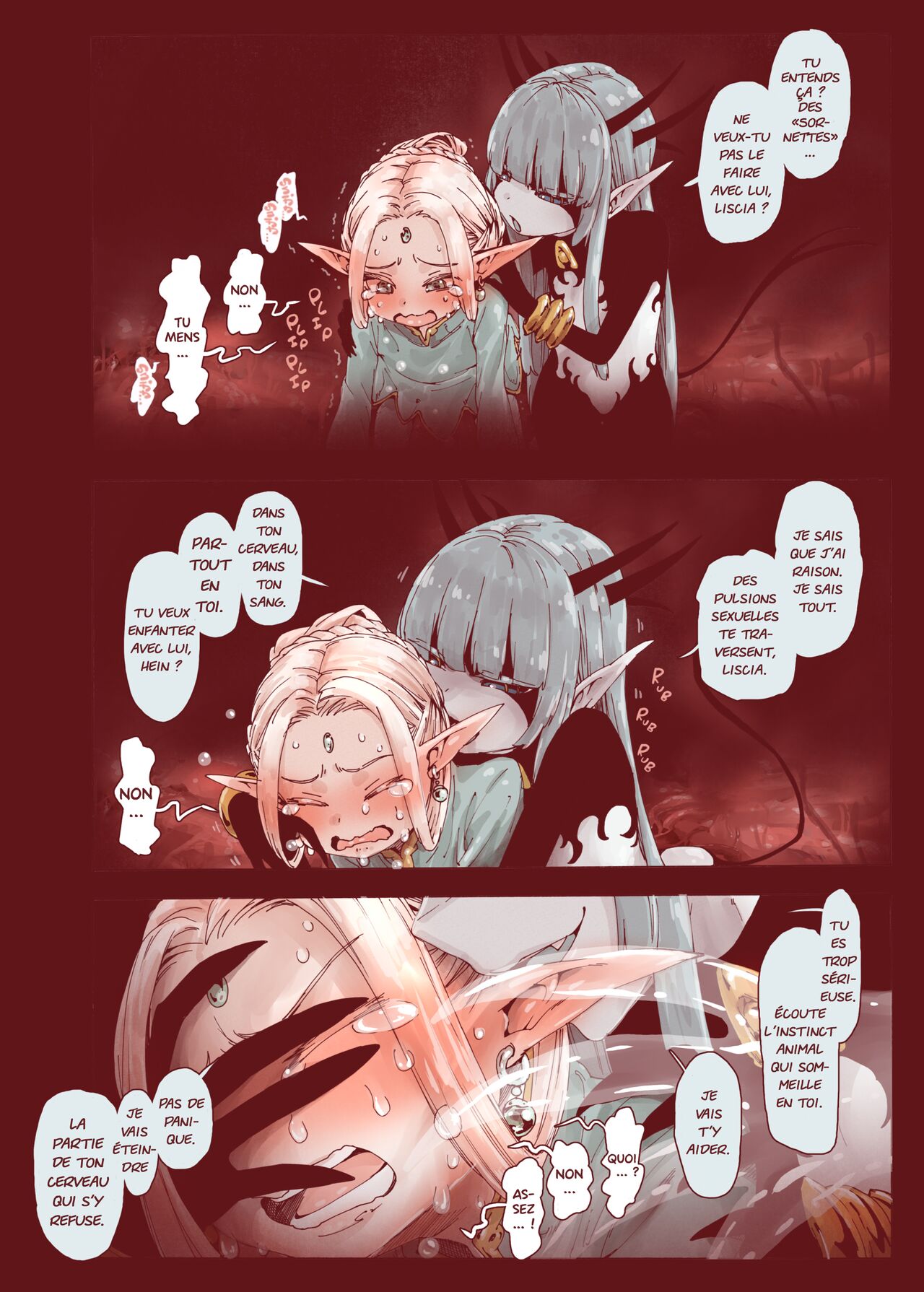 Daraku no Majo Shounen Yuusha to Tsurupeta Elf wa Ika ni Shite Majo ni Yabureta ka  La Sorcière de la Dépravation numero d'image 40