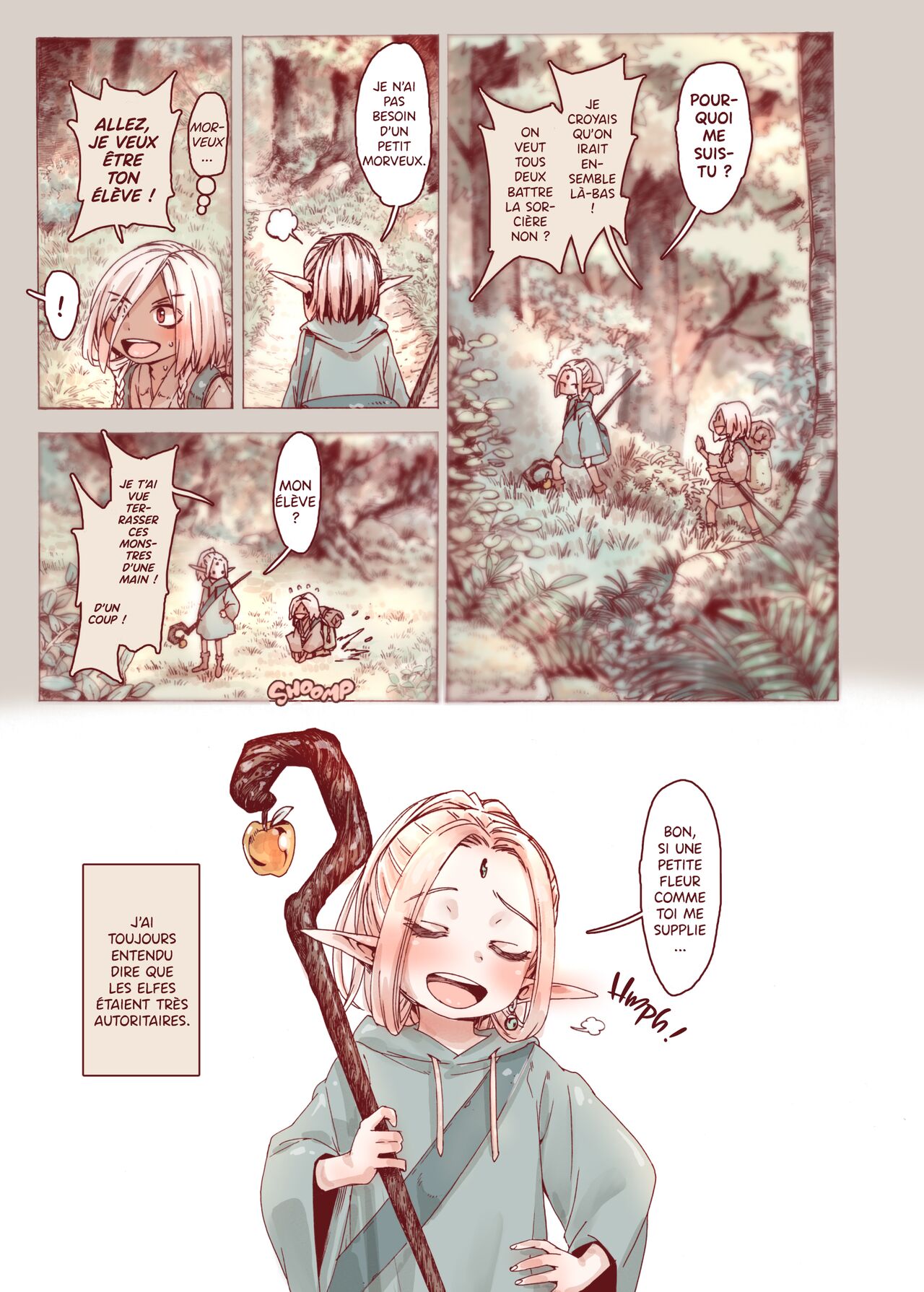 Daraku no Majo Shounen Yuusha to Tsurupeta Elf wa Ika ni Shite Majo ni Yabureta ka  La Sorcière de la Dépravation numero d'image 43