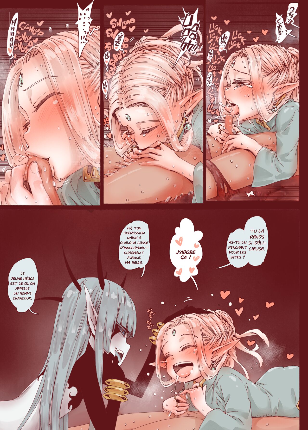 Daraku no Majo Shounen Yuusha to Tsurupeta Elf wa Ika ni Shite Majo ni Yabureta ka  La Sorcière de la Dépravation numero d'image 45