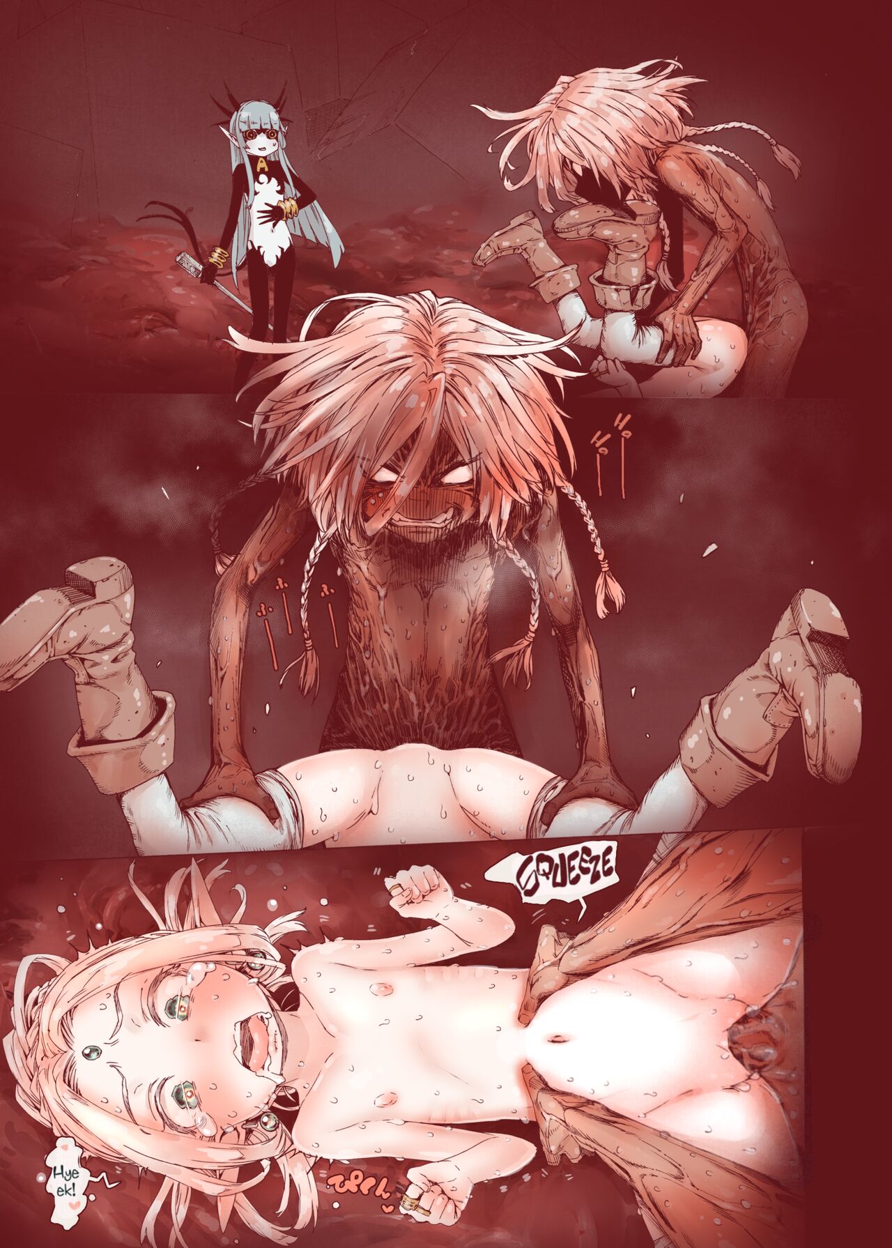Daraku no Majo Shounen Yuusha to Tsurupeta Elf wa Ika ni Shite Majo ni Yabureta ka  La Sorcière de la Dépravation numero d'image 55
