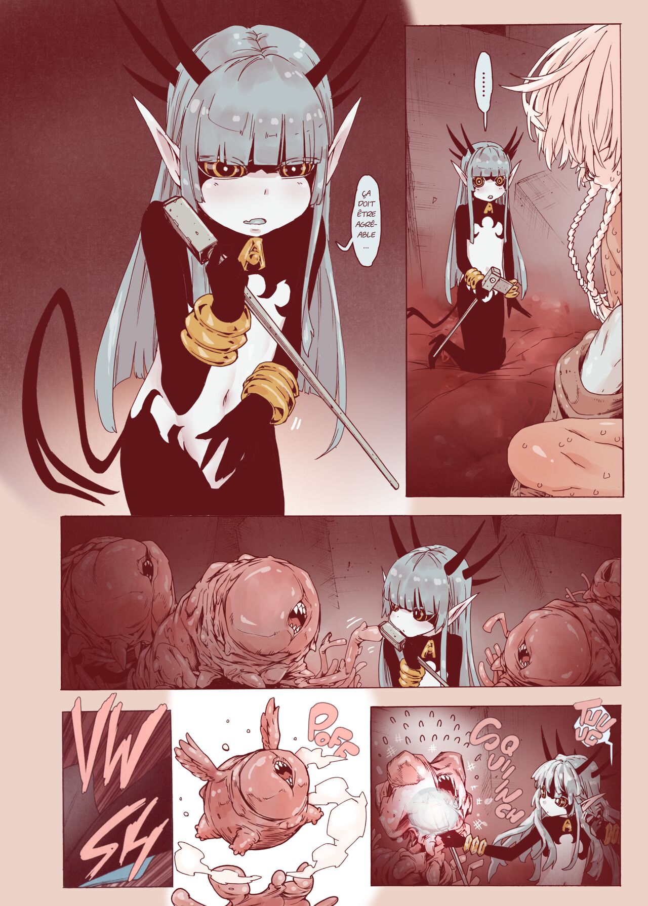Daraku no Majo Shounen Yuusha to Tsurupeta Elf wa Ika ni Shite Majo ni Yabureta ka  La Sorcière de la Dépravation numero d'image 63
