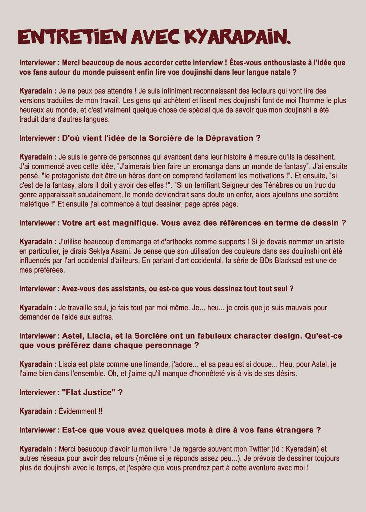 Daraku no Majo Shounen Yuusha to Tsurupeta Elf wa Ika ni Shite Majo ni Yabureta ka  La Sorcière de la Dépravation numero d'image 65