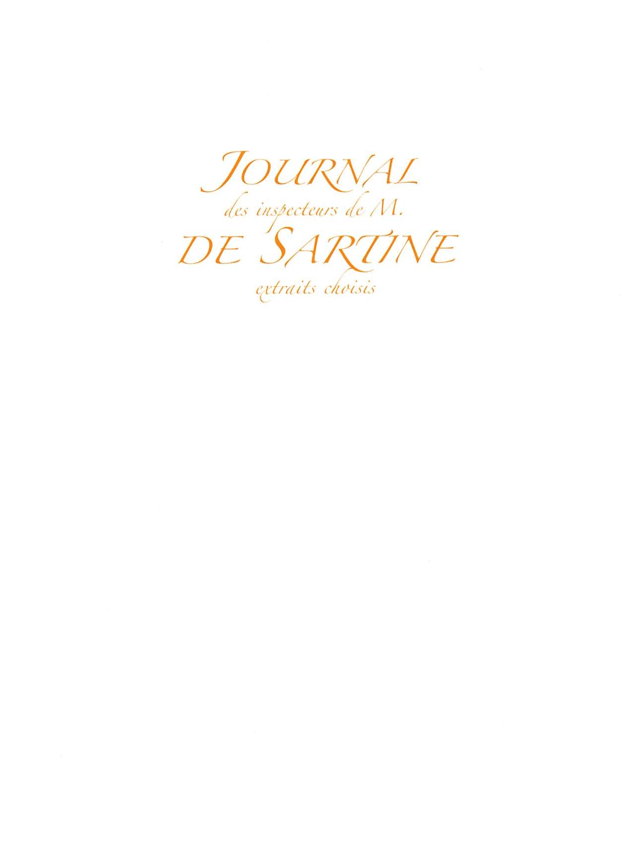 Le journal de Sartine numero d'image 2