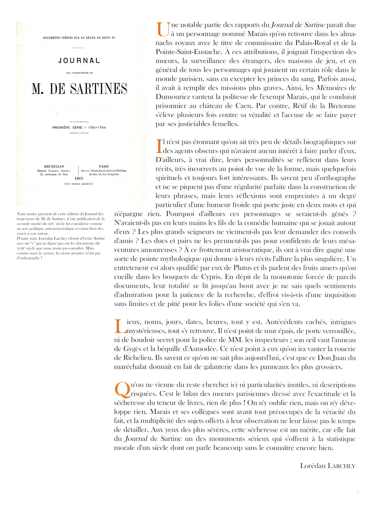 Le journal de Sartine numero d'image 6