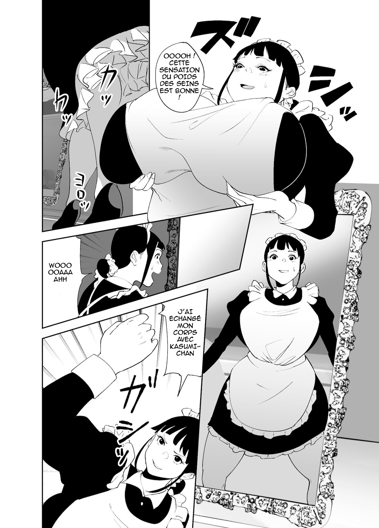 BODY CHANGE! ~MILF de celebrite et femme de menage potelee~  BODY CHANGE! ~Celeb Jukujo to Muchimuchi Maid~ numero d'image 48