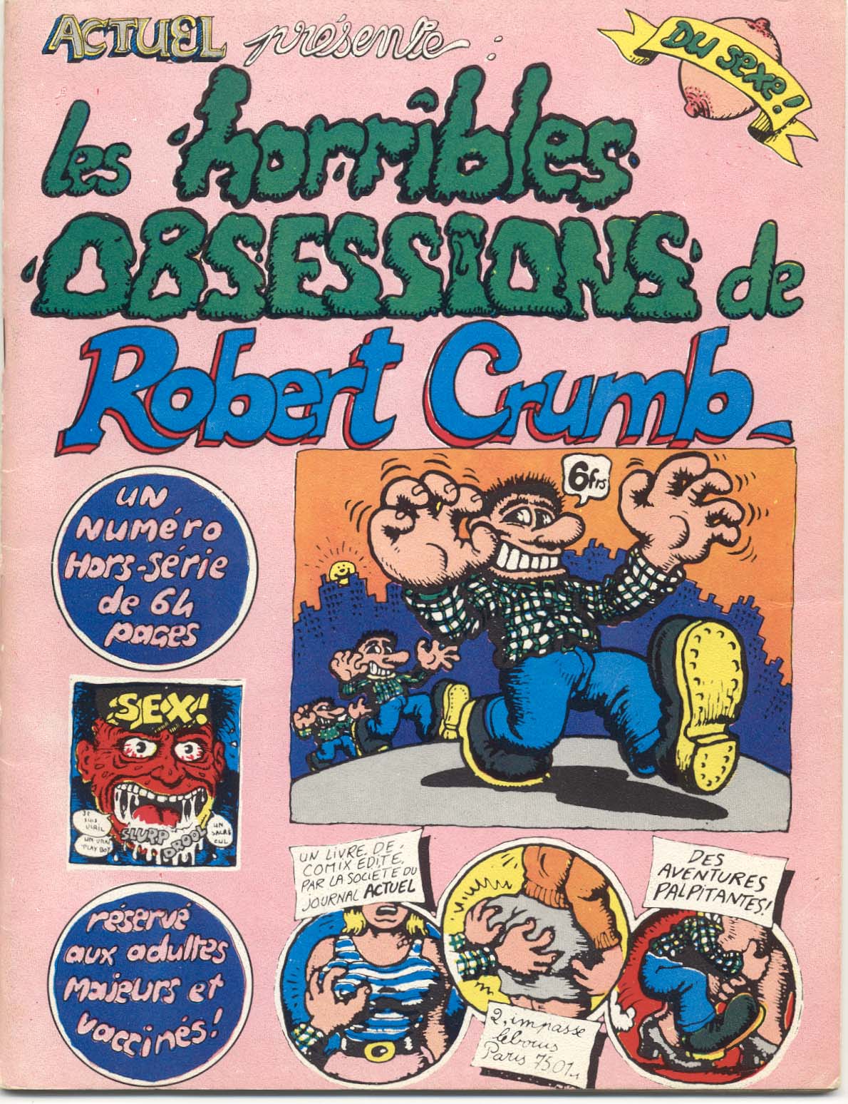 Les horribles obsessions de Robert Crumb