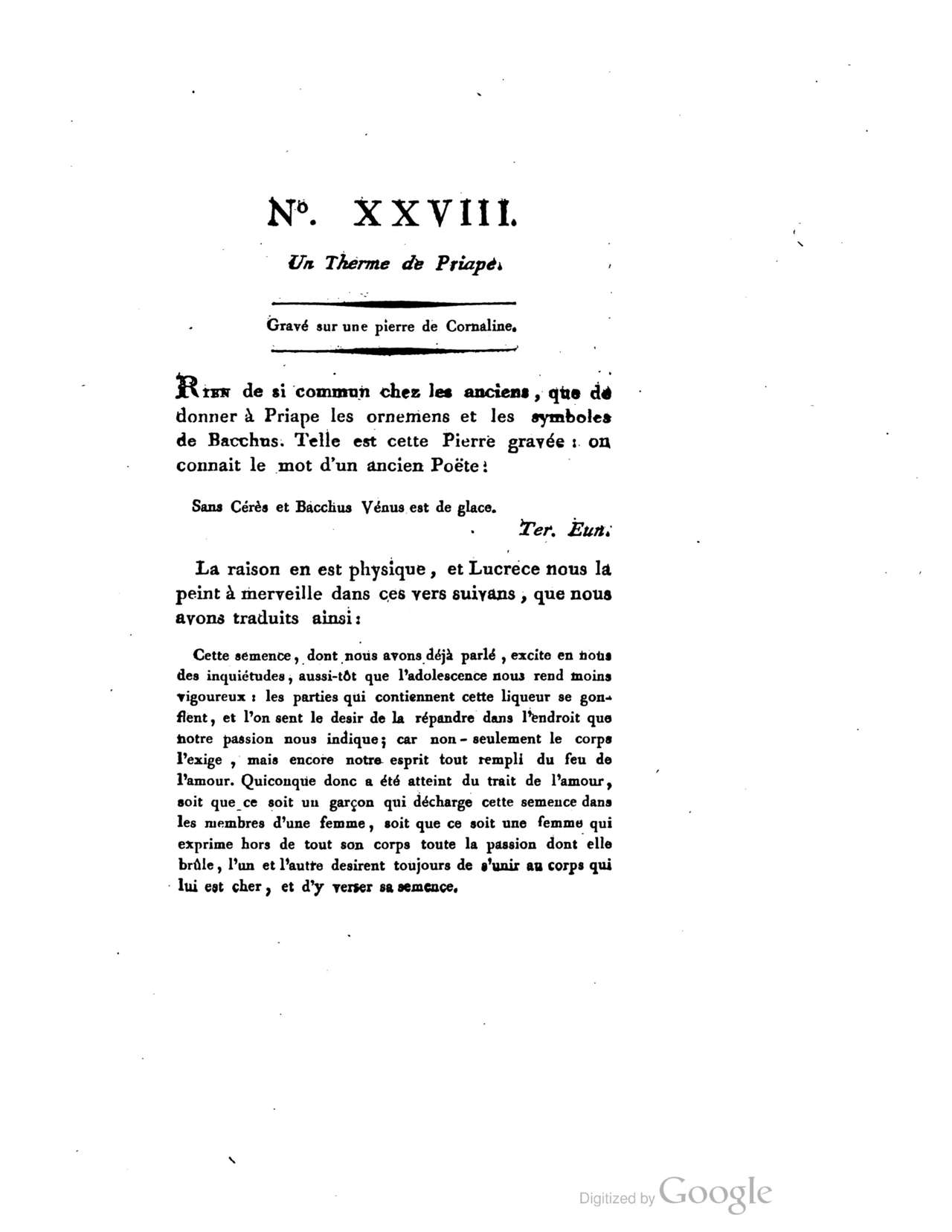 Monumens du culte secret des dames romaines: pour servir de suite aux Monumens de la vie prive?e des XII Ce?sars numero d'image 132