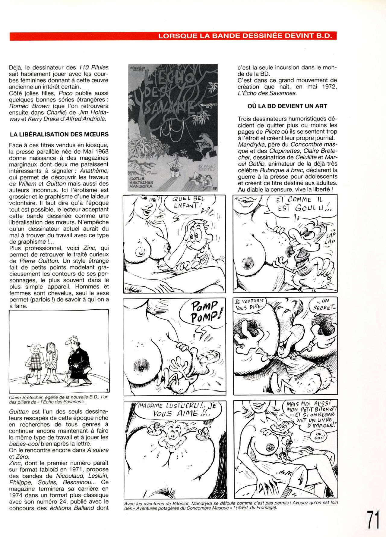 Petite histoire de lérotisme dans la BD - Volume 1 numero d'image 67