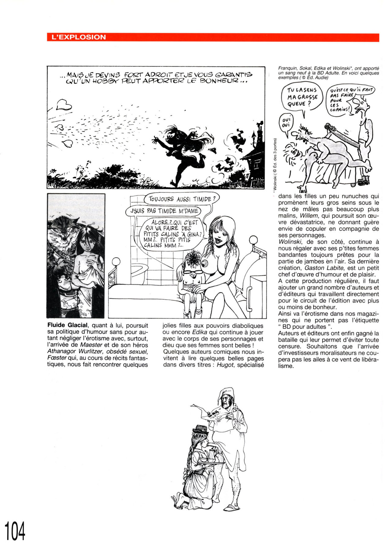 Petite histoire de lérotisme dans la BD - Volume 1 numero d'image 90