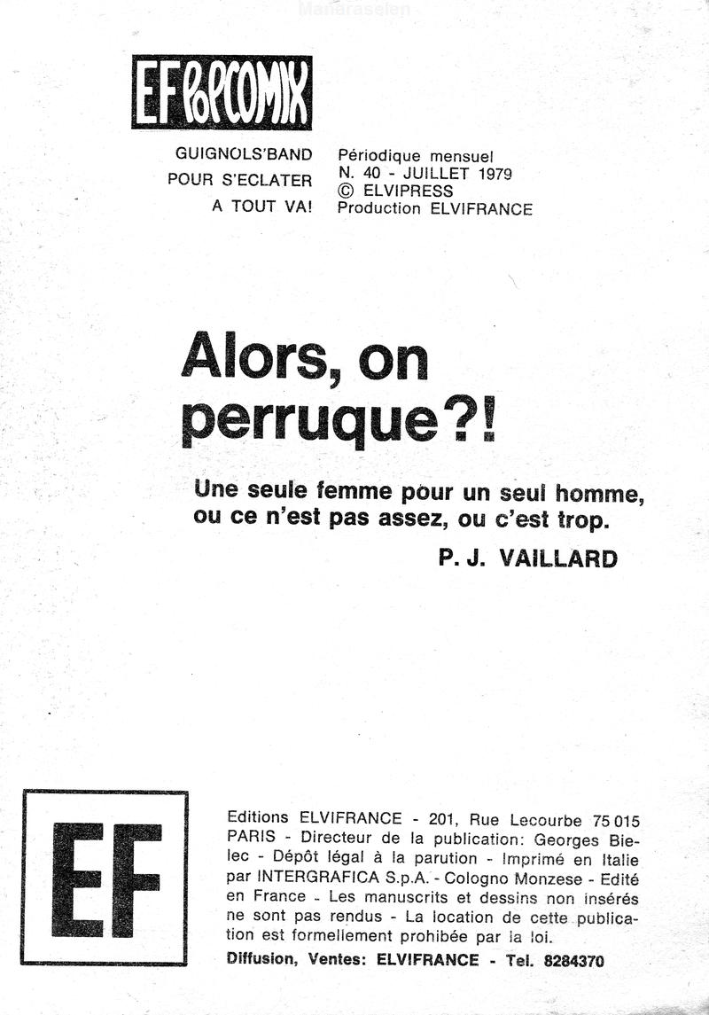 Elvifrance - EF Popcomix - 040 - Alors, on perruque ! numero d'image 2