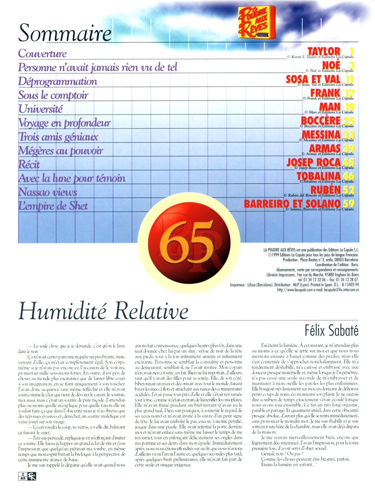 La poudre aux rêves  65 numero d'image 1