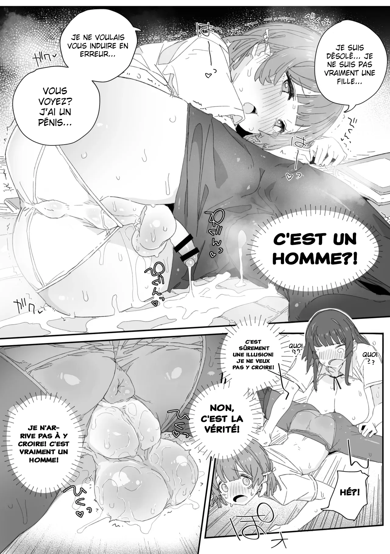 Ne trouble pas ma morale !!! ~ Comment la presidente du comite des m?urs, une futanari a la forte libido, a perdu le controle face a un garcon effemine ~ numero d'image 7
