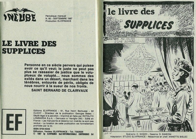 Elvifrance - Incube - 60 - Le livre des Supplices numero d'image 1