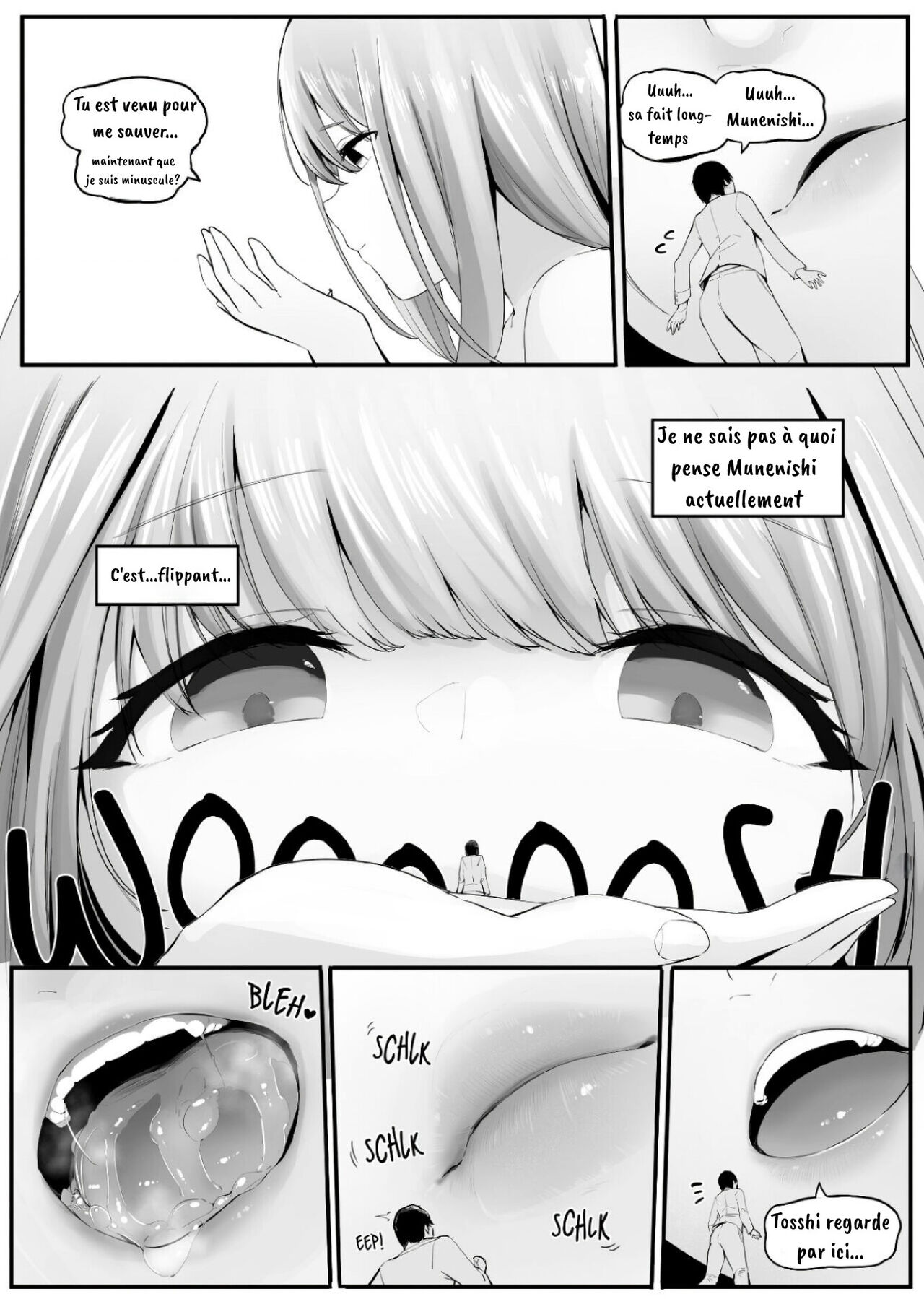 Kouhai no Ooki Oppai ni Shimawareru  Between big boobs  Eiko translations numero d'image 11